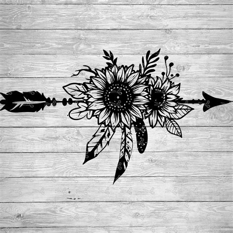 Download 417+ Sunflower Decal Black Cricut SVG
